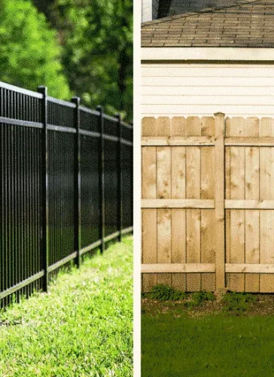 Aluminum Fence vs. Wood Fence